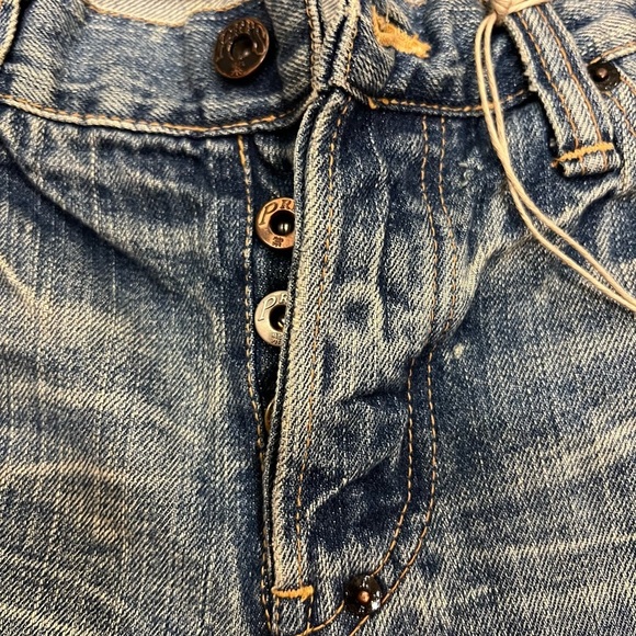 Vintage Prps Sz 27 LolaBell Bermuda Jean Mens Shorts NEW Jorts - Picture 2 of 16